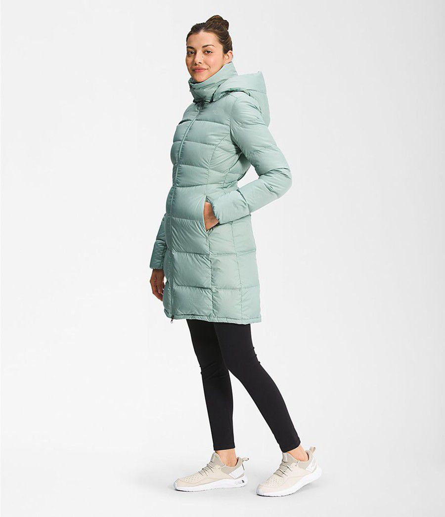 Dámské Parkas The North Face Metropolis Zelene | QIXDSBE-38