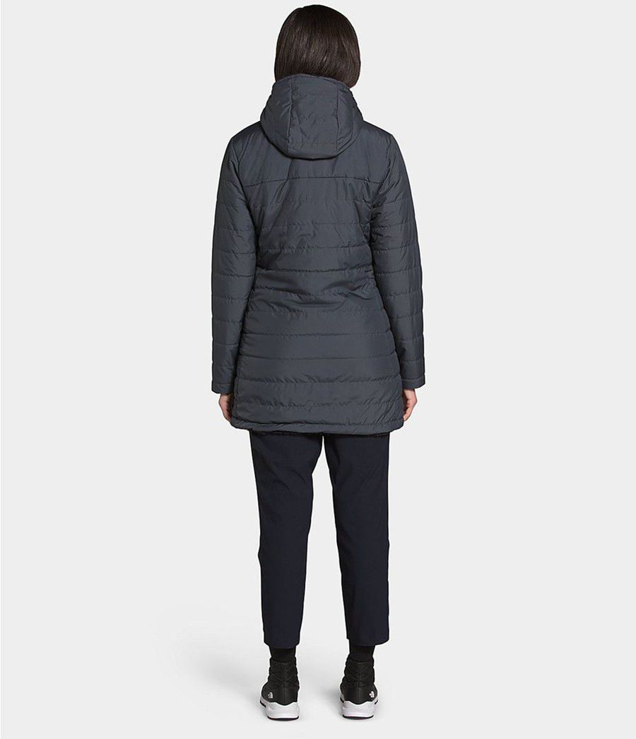 Dámské Parkas The North Face Mossbud Insulated Reversible Šedé | JHNKMAT-21