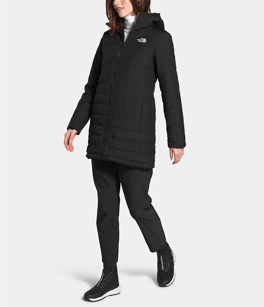 Dámské Parkas The North Face Mossbud Insulated Reversible Černé | OQXUJGT-42