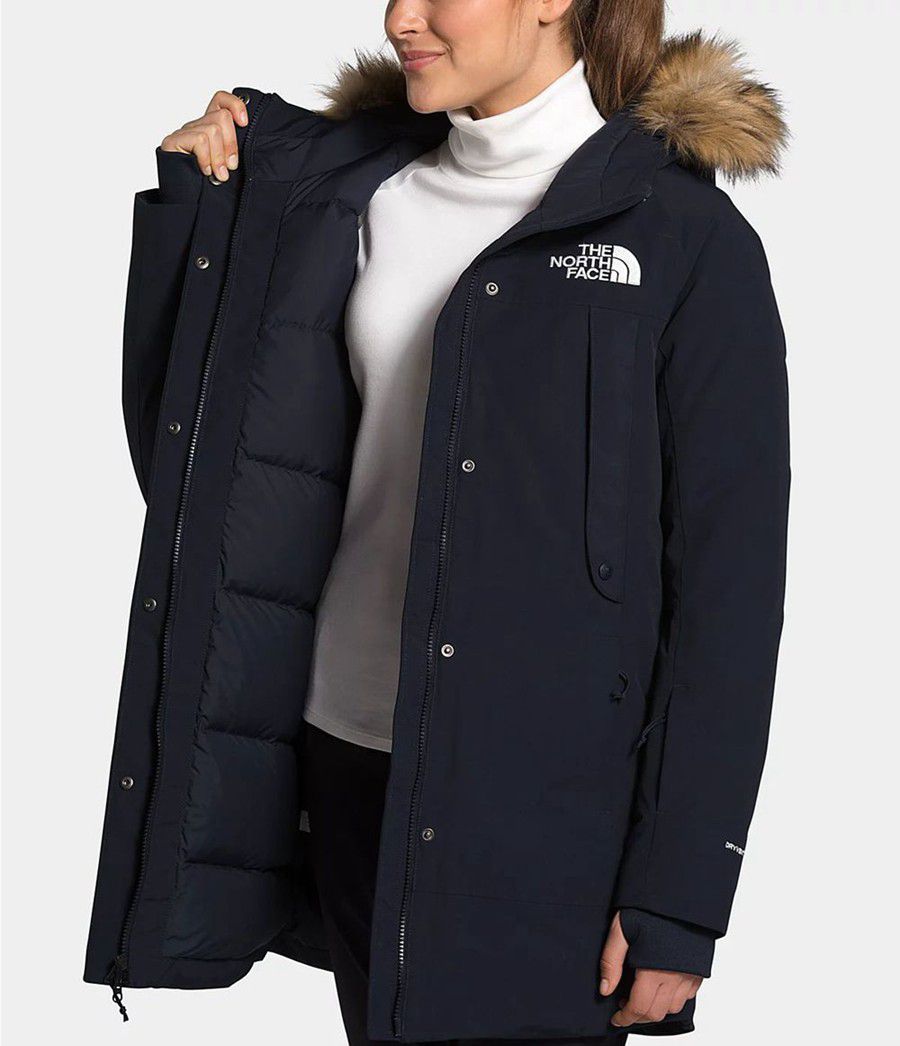 Dámské Parkas The North Face New Outerboroughs Tmavě Blankyt | NCXYUJW-68