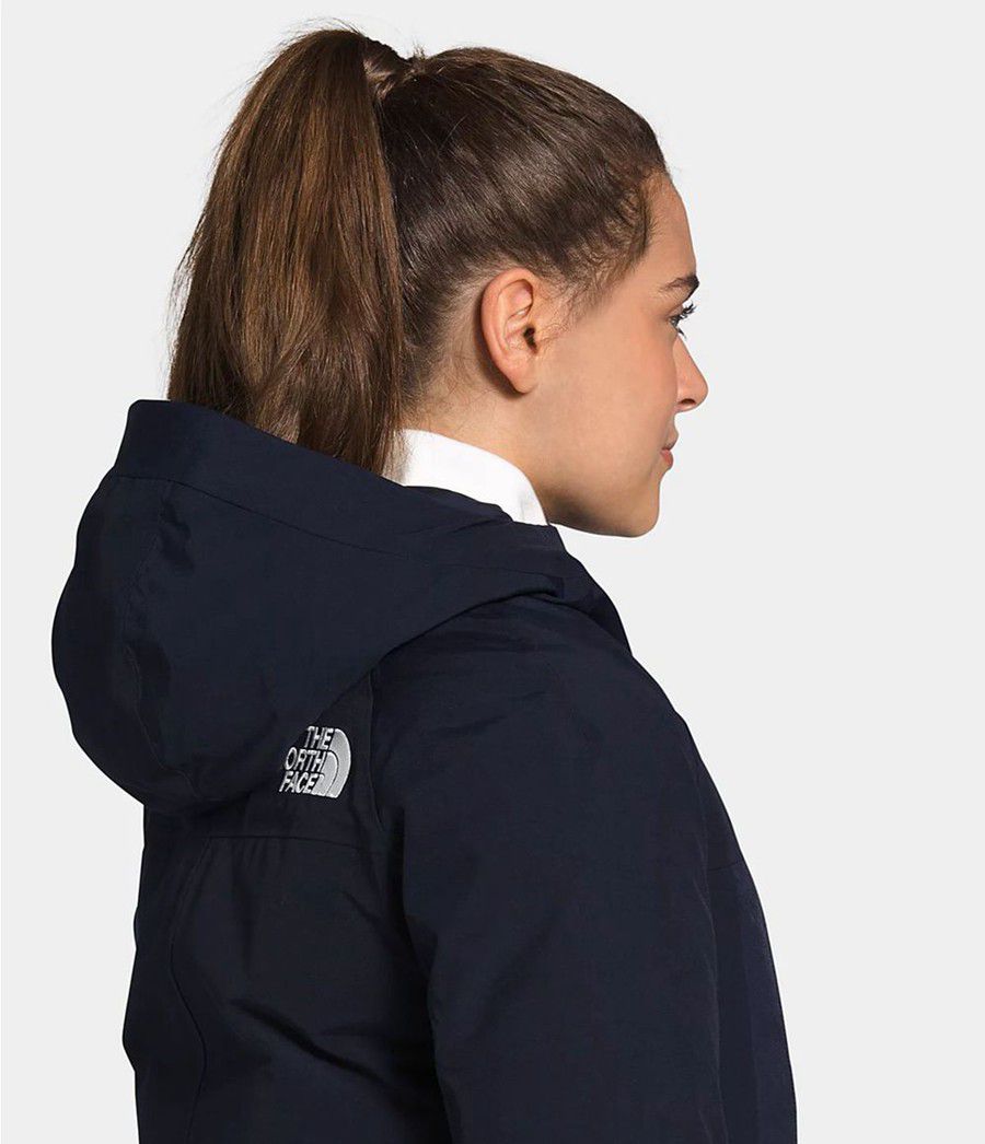 Dámské Parkas The North Face New Outerboroughs Tmavě Blankyt | NCXYUJW-68