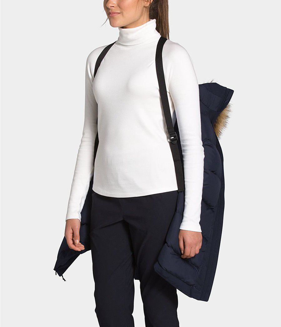 Dámské Parkas The North Face New Outerboroughs Tmavě Blankyt | NCXYUJW-68