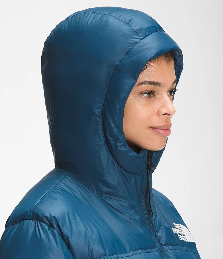 Dámské Parkas The North Face Nuptse Belted Long Blankyt | ATUOZIS-97