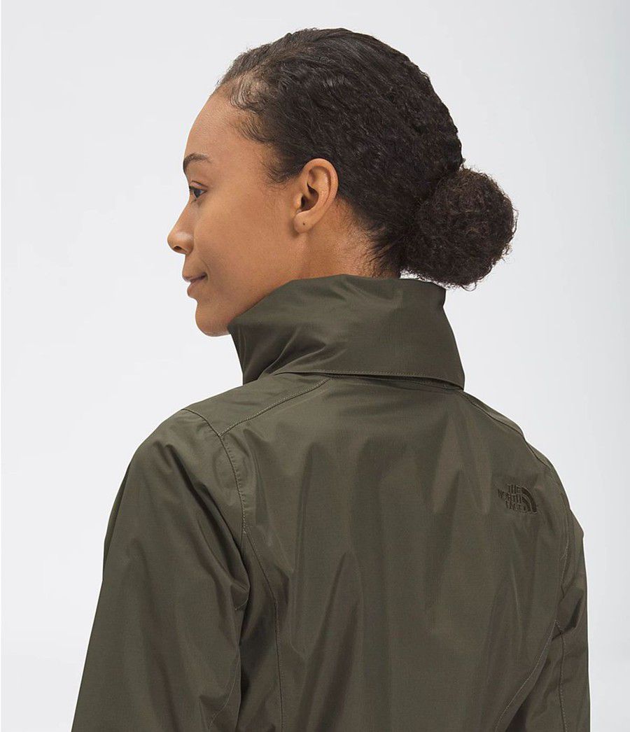 Dámské Parkas The North Face Resolve Ii Olivy Zelené | FWUHOTE-49