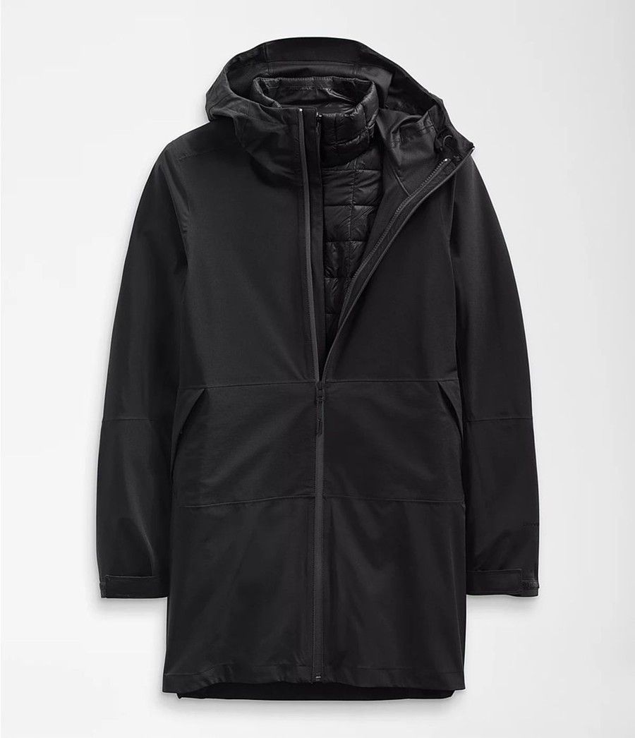 Dámské Parkas The North Face Thermoball Eco Triclimate® Černé | NHWVICP-90