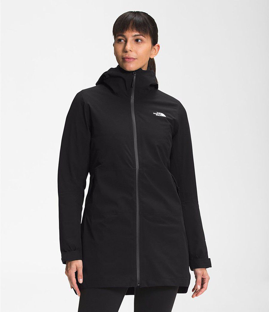 Dámské Parkas The North Face Thermoball Eco Triclimate® Černé | NHWVICP-90