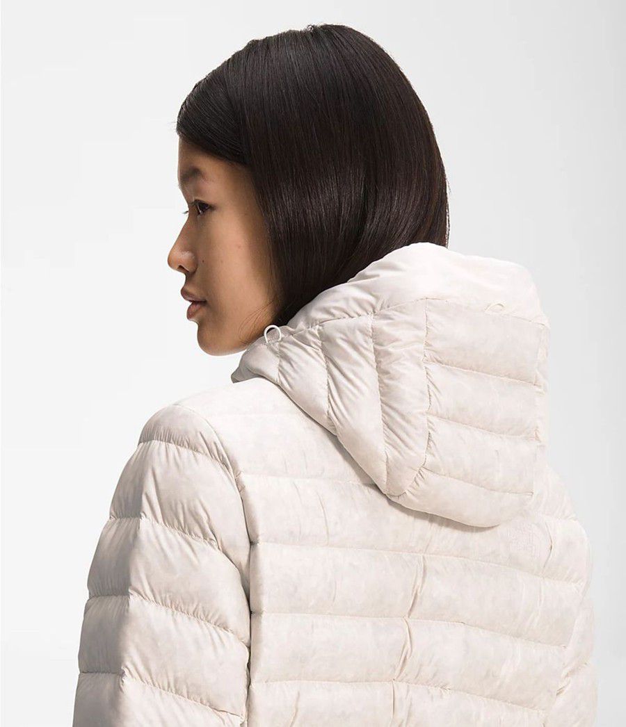 Dámské Parkas The North Face Transverse Belted Bílé | KIUZDRM-76