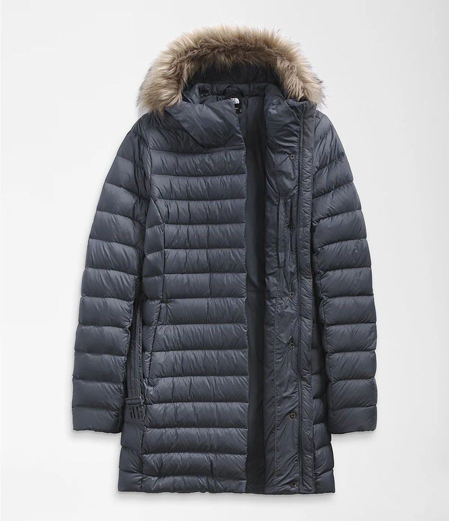 Dámské Parkas The North Face Transverse Belted Šedé | PTUDKFV-98