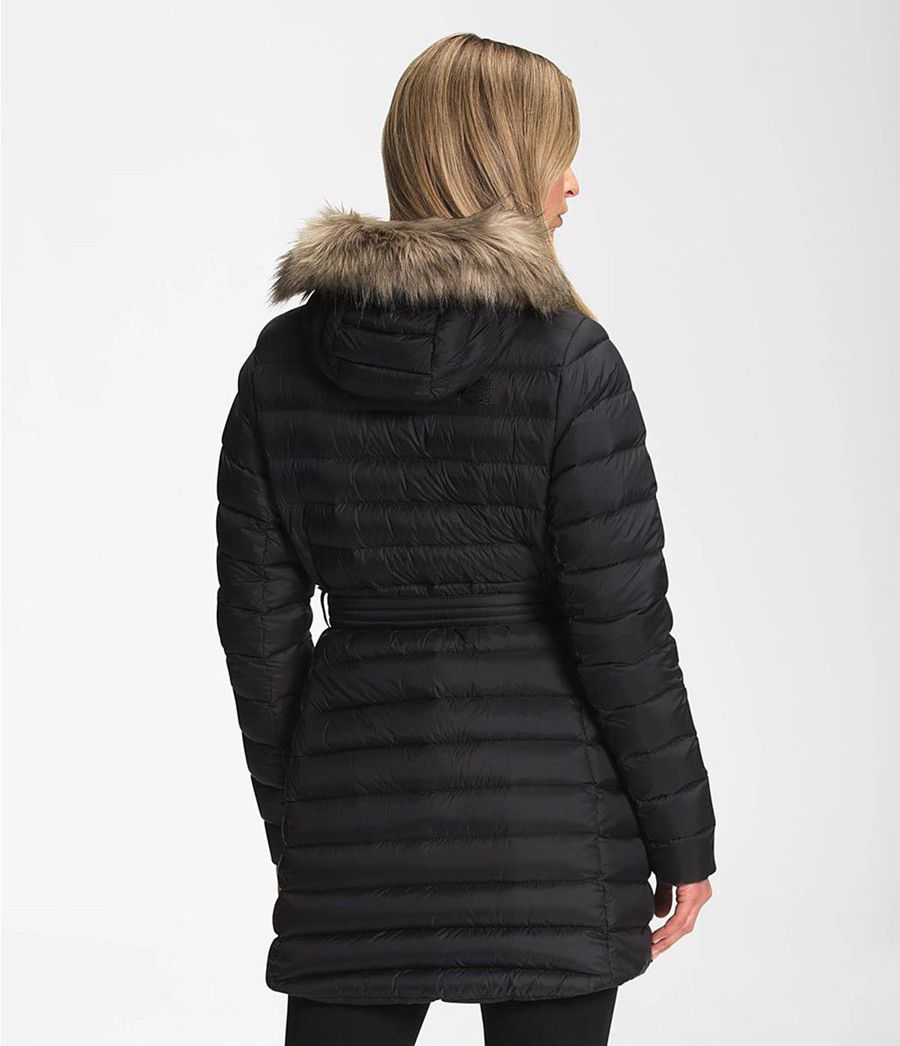 Dámské Parkas The North Face Transverse Belted Černé | JQISLOG-38