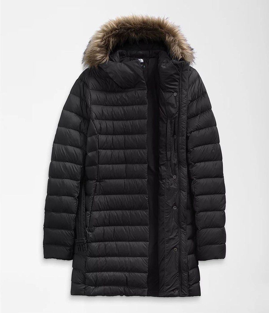 Dámské Parkas The North Face Transverse Belted Černé | JQISLOG-38