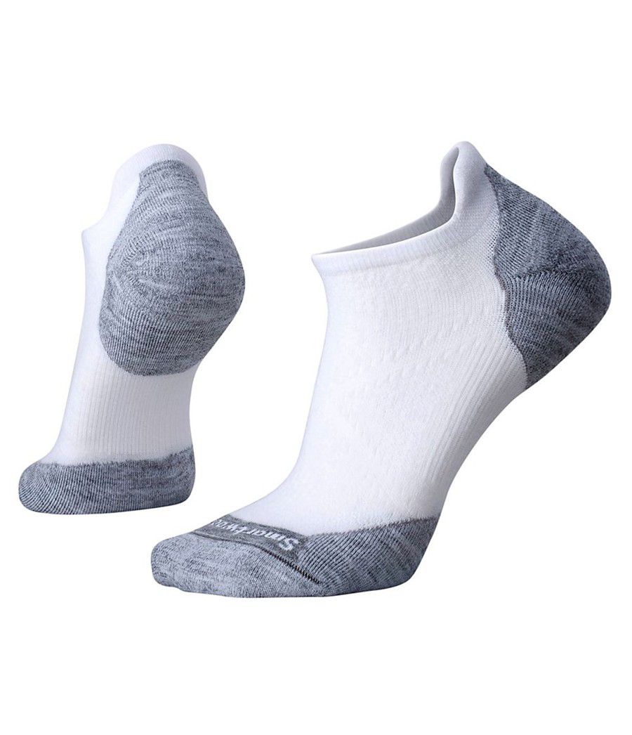 Dámské Ponožky The North Face Smartwool Phd Run Light Elite Micro Bílé | PJVYIDS-03