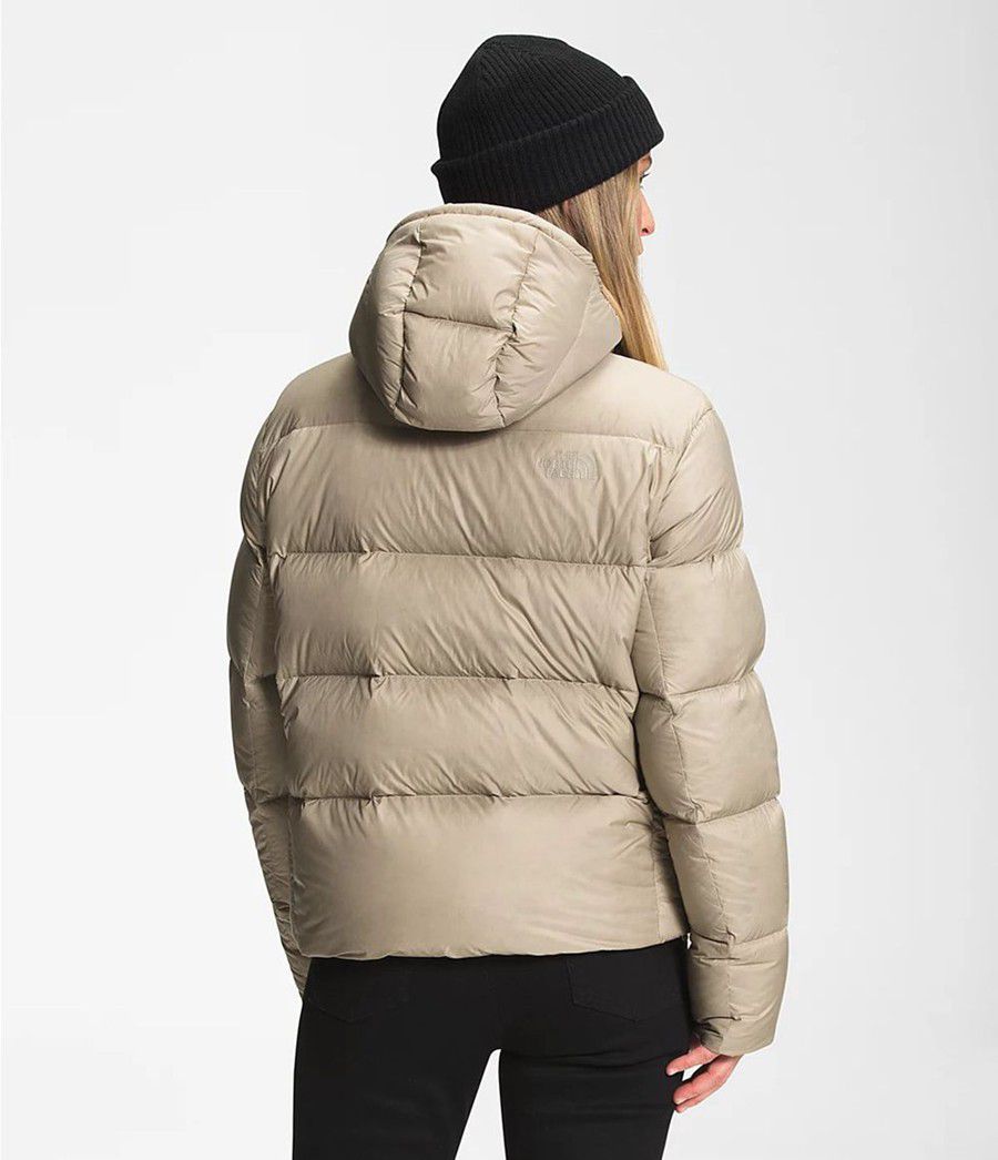 Dámské Péřové Bundy The North Face City Standard Puffer Béžový | PRJHTMB-08