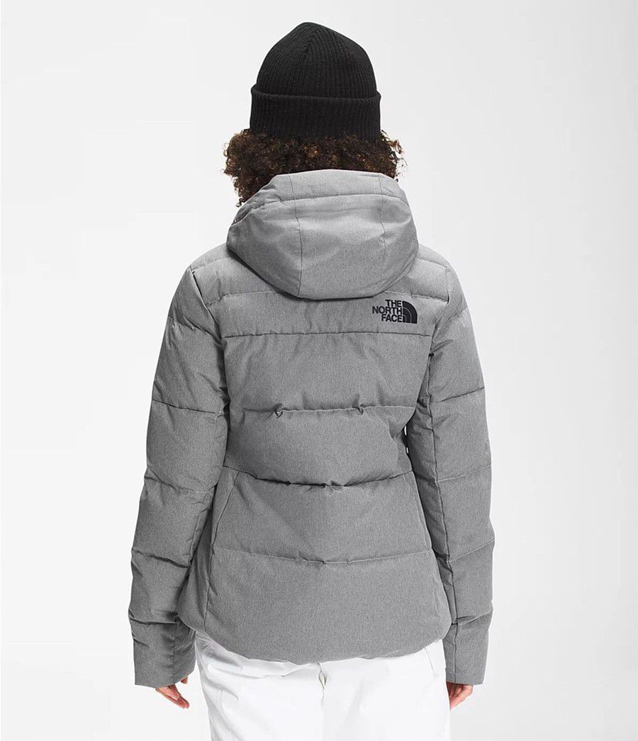 Dámské Péřové Bundy The North Face Heavenly Šedé | QTDBGPO-43