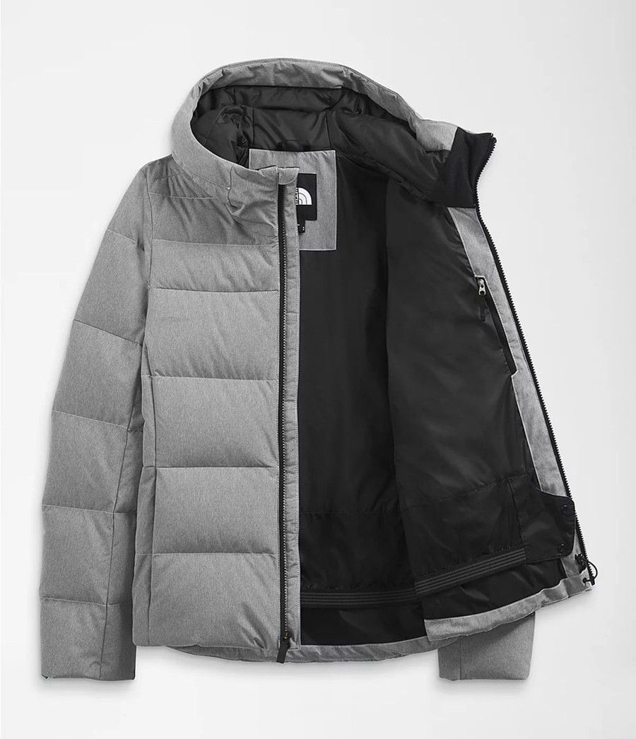 Dámské Péřové Bundy The North Face Heavenly Šedé | QTDBGPO-43