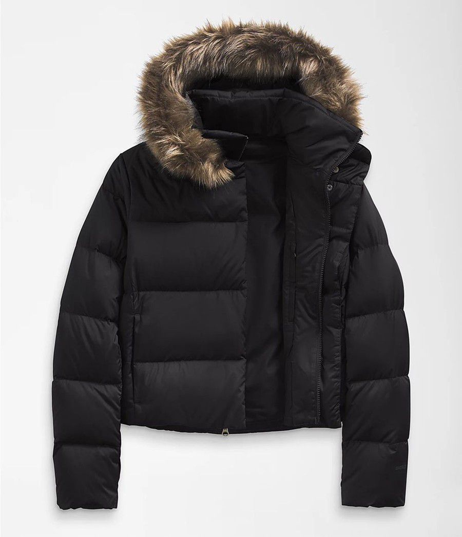 Dámské Péřové Bundy The North Face New Dealio Short Černé | LSNVORB-63