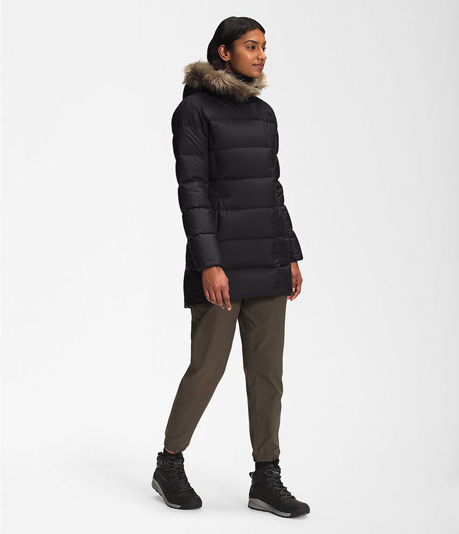 Dámské Péřové Bundy The North Face New Dealio Černé | WMNPIGD-15