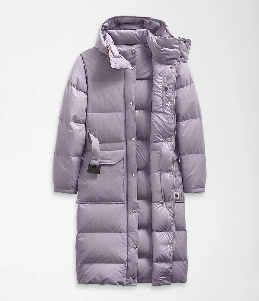 Dámské Péřové Bundy The North Face Sierra Long Šedé | YHTVKXM-34