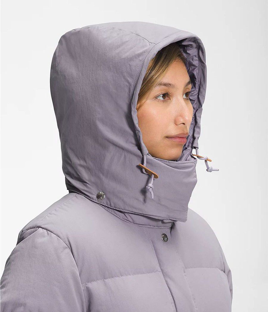 Dámské Péřové Bundy The North Face Sierra Long Šedé | YHTVKXM-34