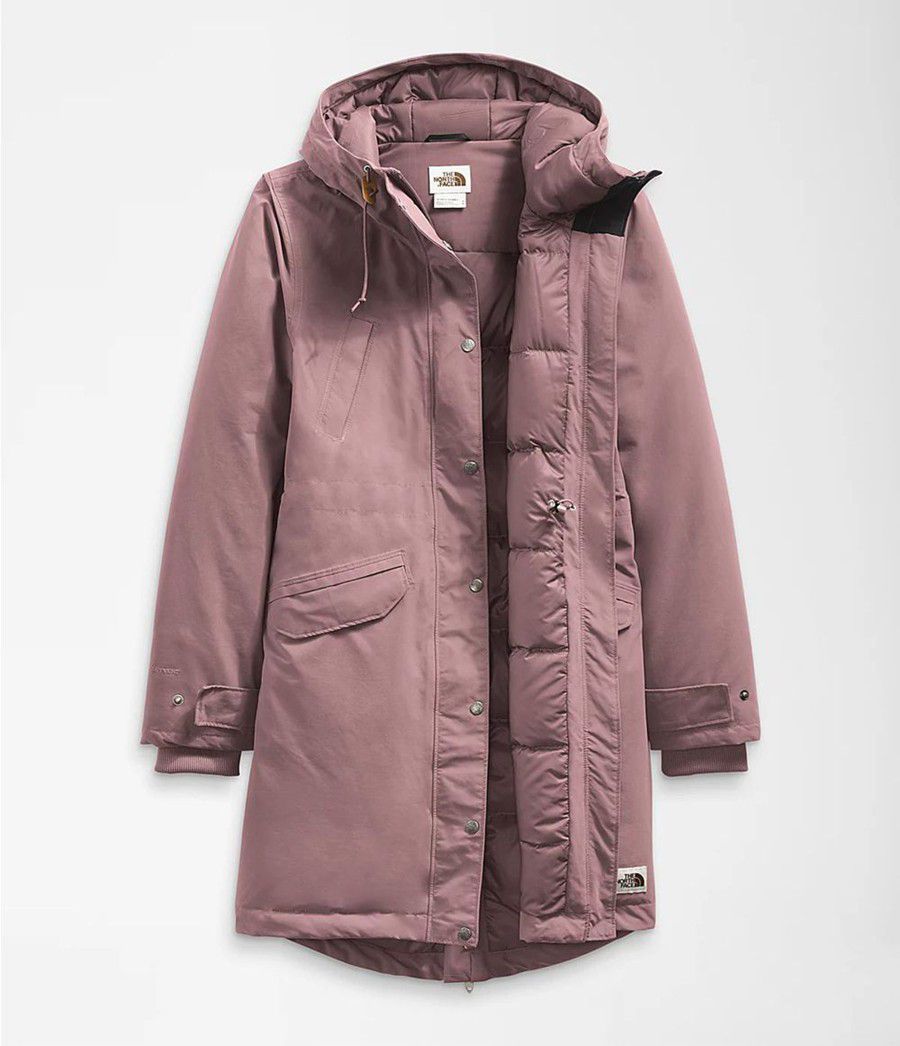 Dámské Péřové Bundy The North Face Snow Světle Fialové | VZEBHOY-20