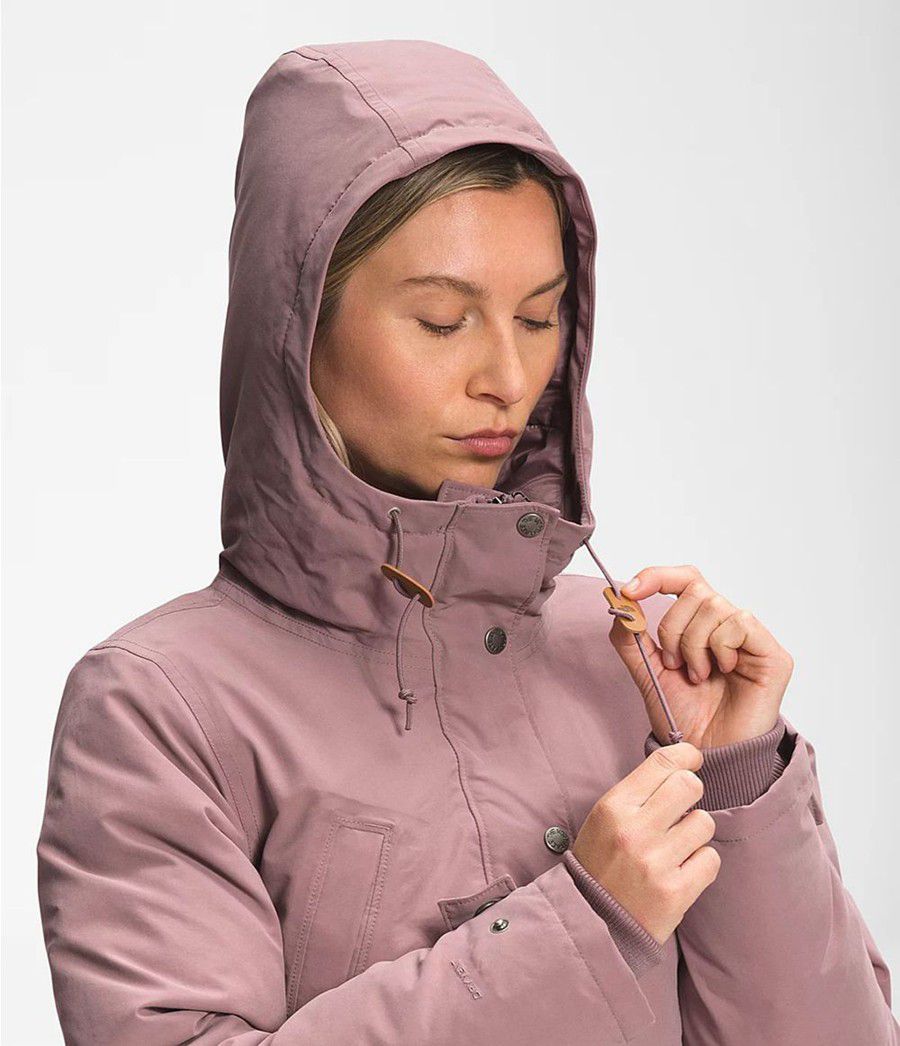 Dámské Péřové Bundy The North Face Snow Světle Fialové | VZEBHOY-20