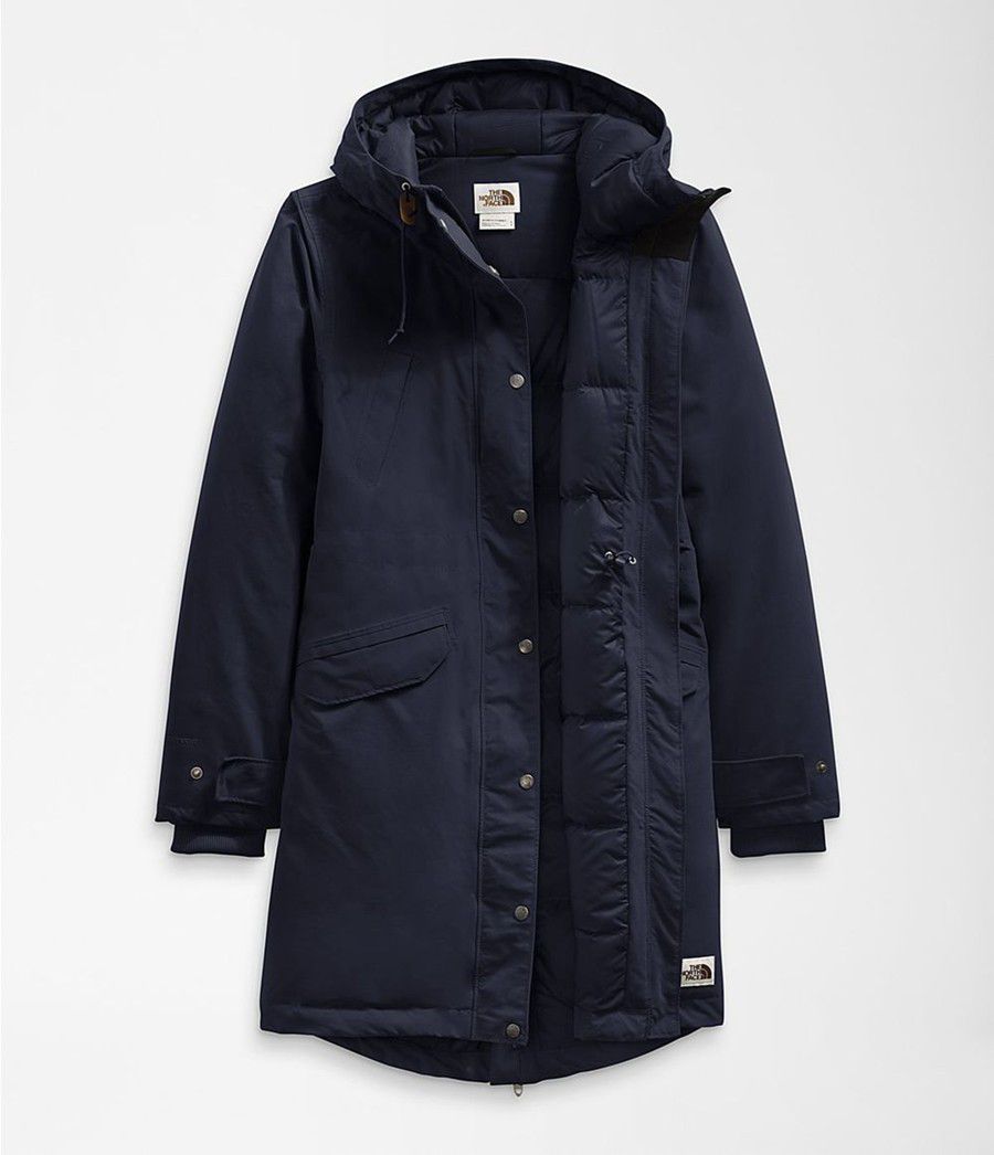 Dámské Péřové Bundy The North Face Snow Tmavě Blankyt | IPWLCDS-48