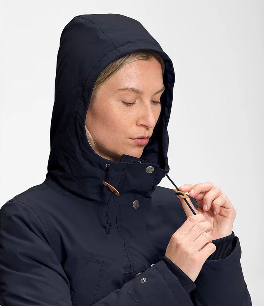 Dámské Péřové Bundy The North Face Snow Tmavě Blankyt | IPWLCDS-48