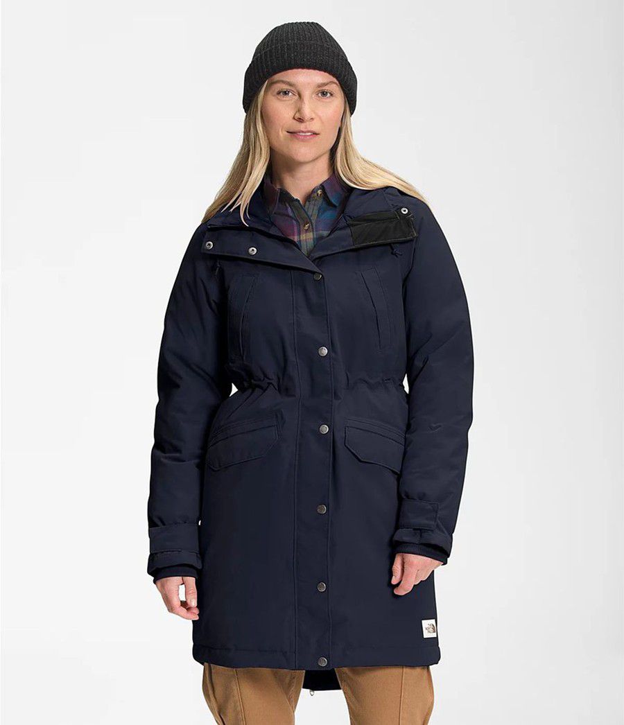 Dámské Péřové Bundy The North Face Snow Tmavě Blankyt | IPWLCDS-48