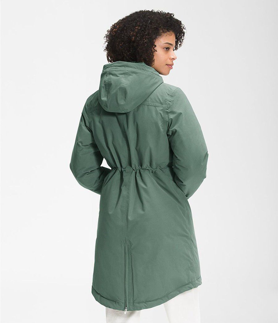 Dámské Péřové Bundy The North Face Snow Zelene | WUJIRVH-12