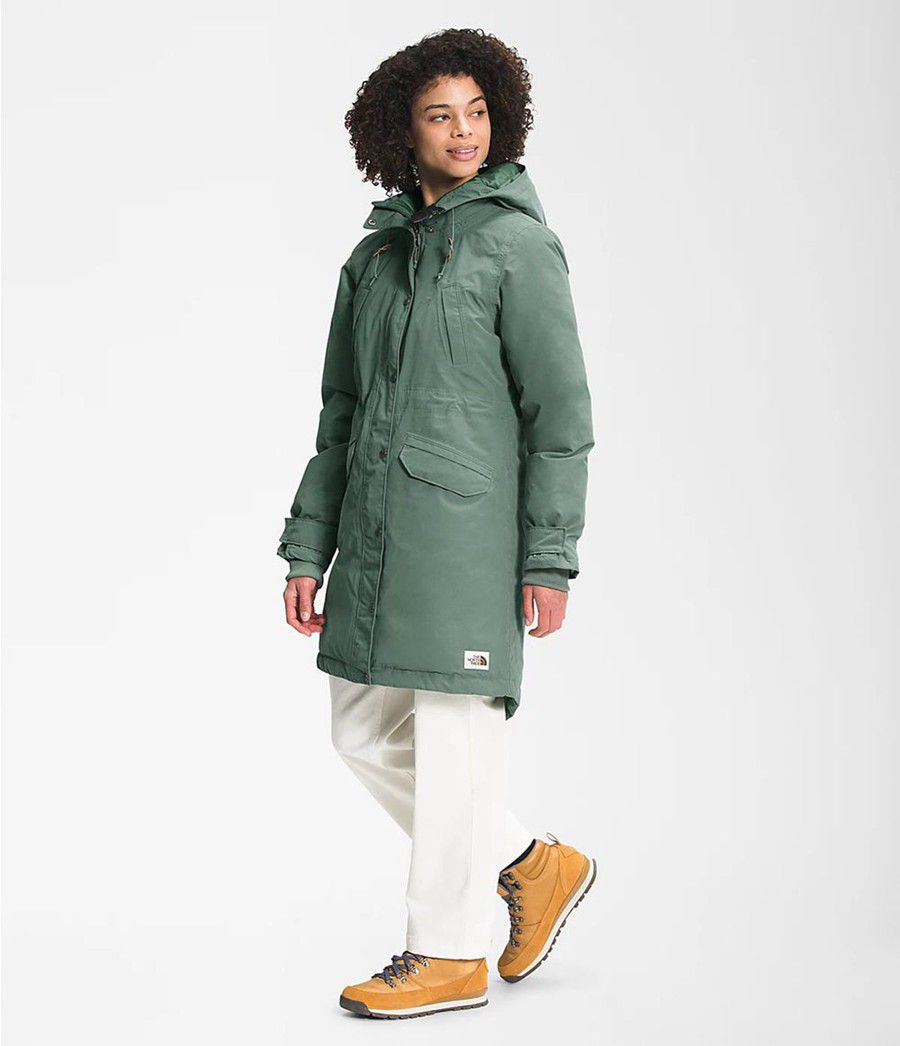 Dámské Péřové Bundy The North Face Snow Zelene | WUJIRVH-12