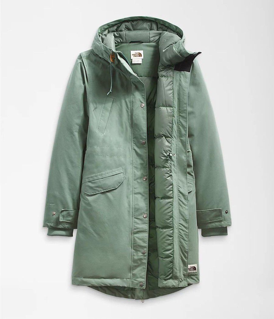 Dámské Péřové Bundy The North Face Snow Zelene | WUJIRVH-12