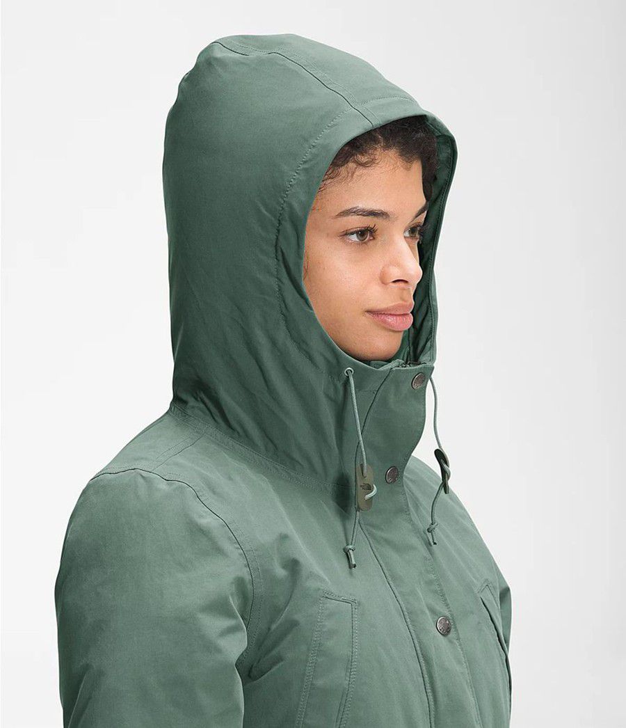 Dámské Péřové Bundy The North Face Snow Zelene | WUJIRVH-12