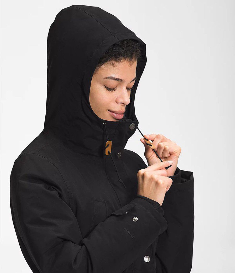 Dámské Péřové Bundy The North Face Snow Černé | AUEVIRD-67