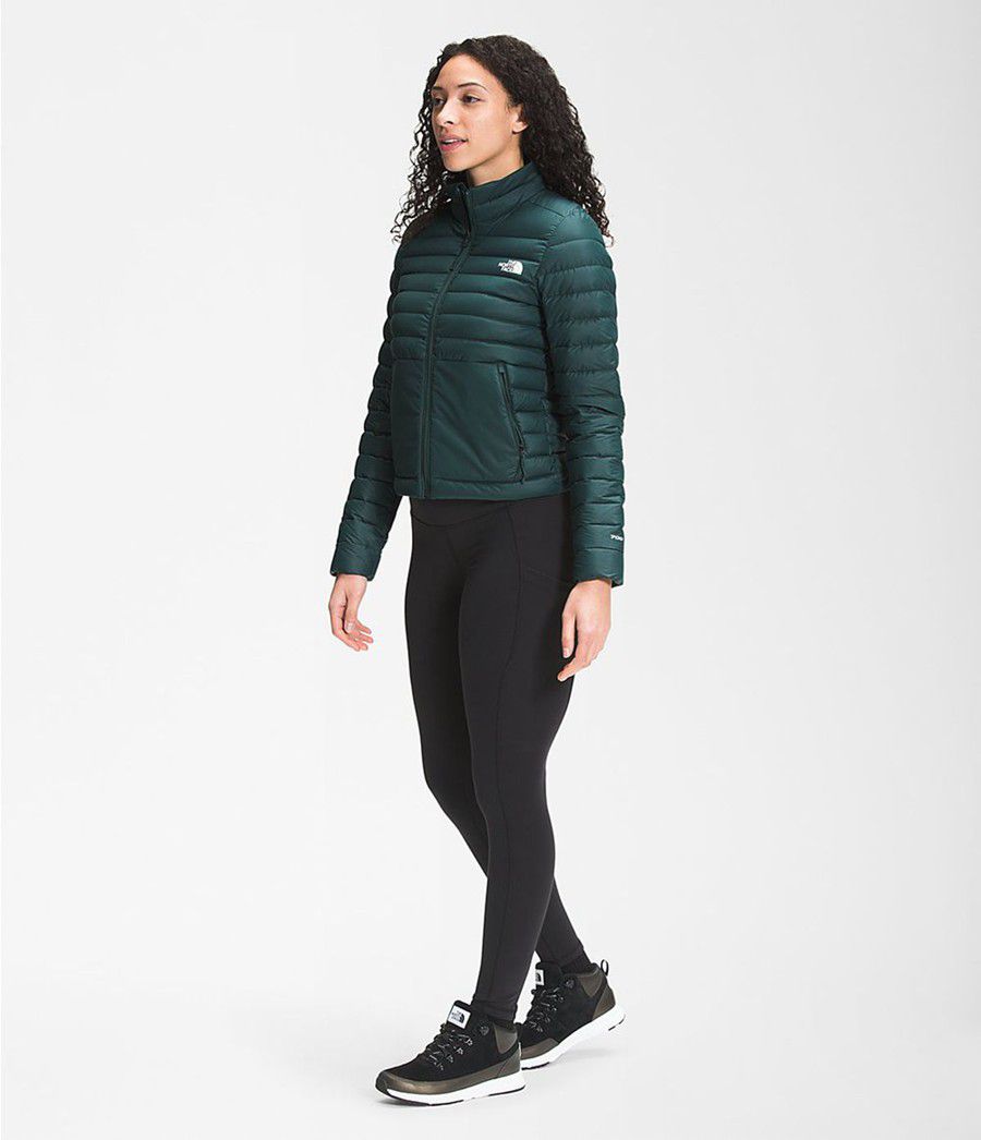 Dámské Péřové Bundy The North Face Stretch Seasonal Tmavě Zelene | NKZMQHU-41