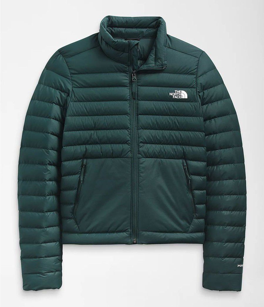 Dámské Péřové Bundy The North Face Stretch Seasonal Tmavě Zelene | NKZMQHU-41