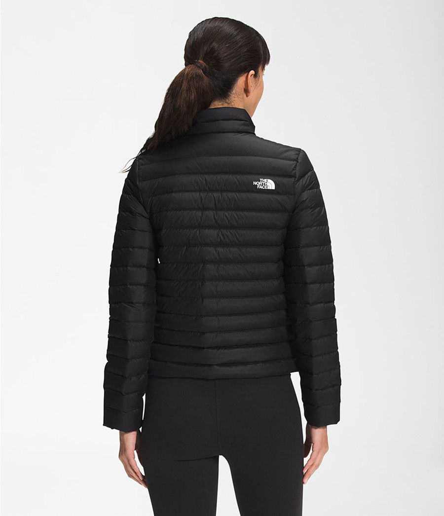 Dámské Péřové Bundy The North Face Stretch Seasonal Černé | NEXGDAH-48