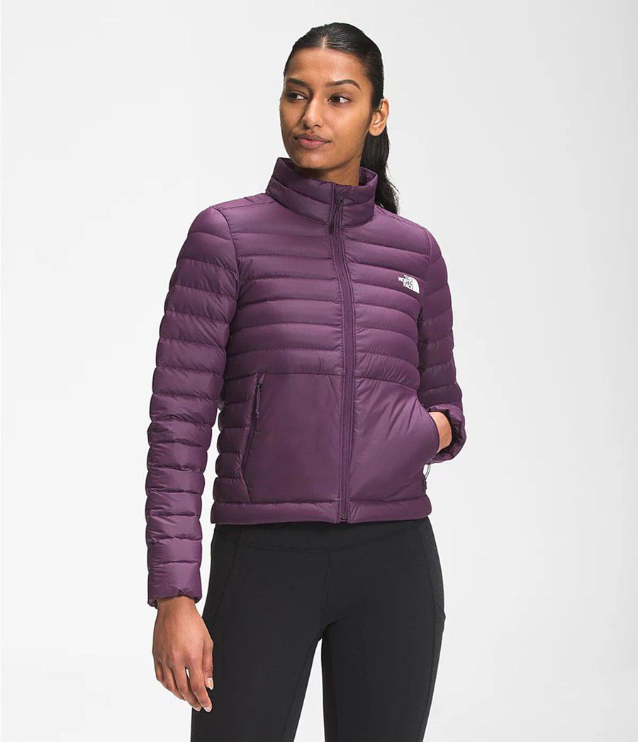 Dámské Péřové Bundy The North Face Stretch Seasonal Fialové | UOIKMGQ-25