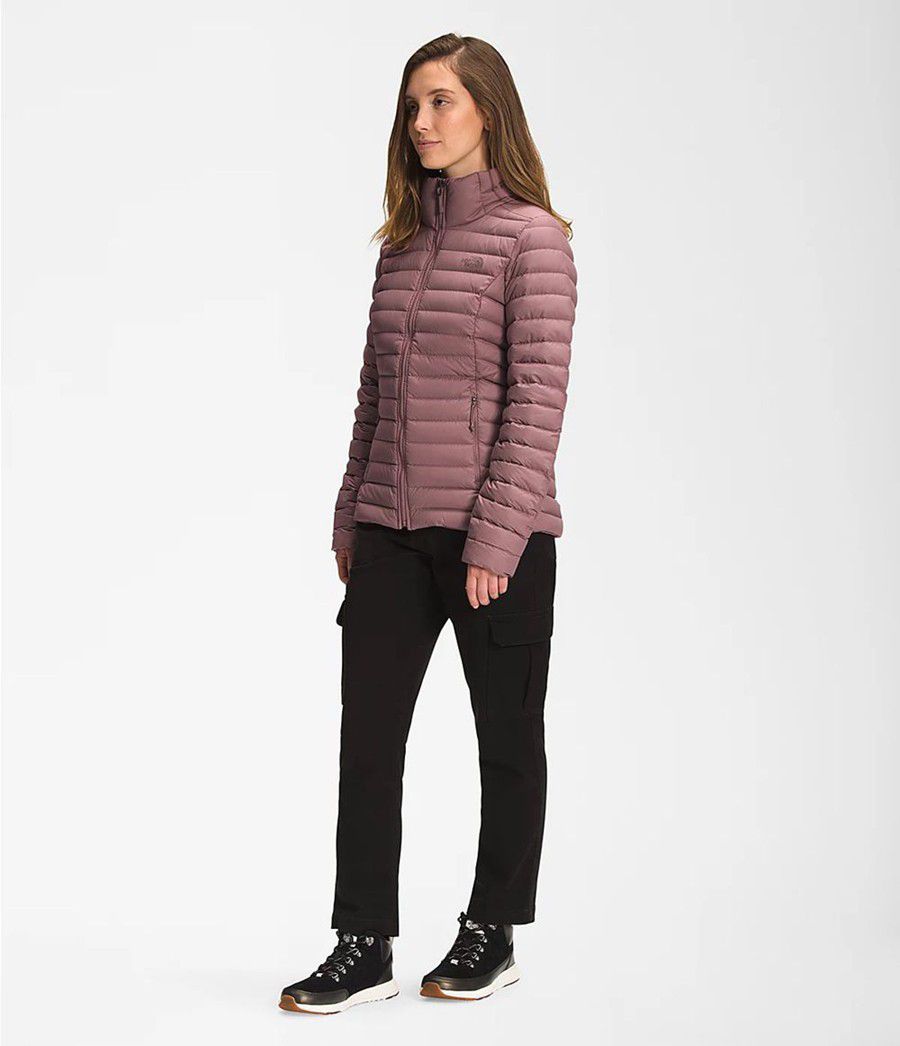 Dámské Péřové Bundy The North Face Stretch Světle Fialové | SPLUCAZ-29