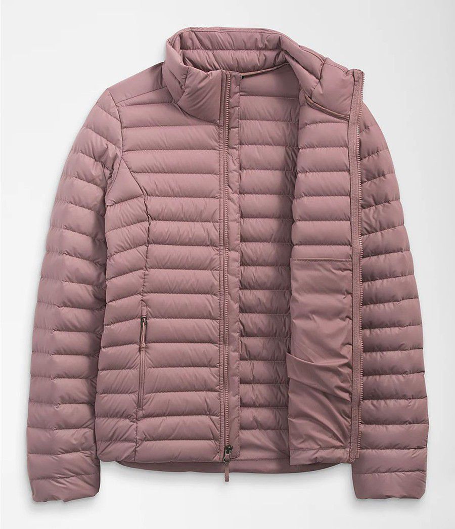 Dámské Péřové Bundy The North Face Stretch Světle Fialové | SPLUCAZ-29