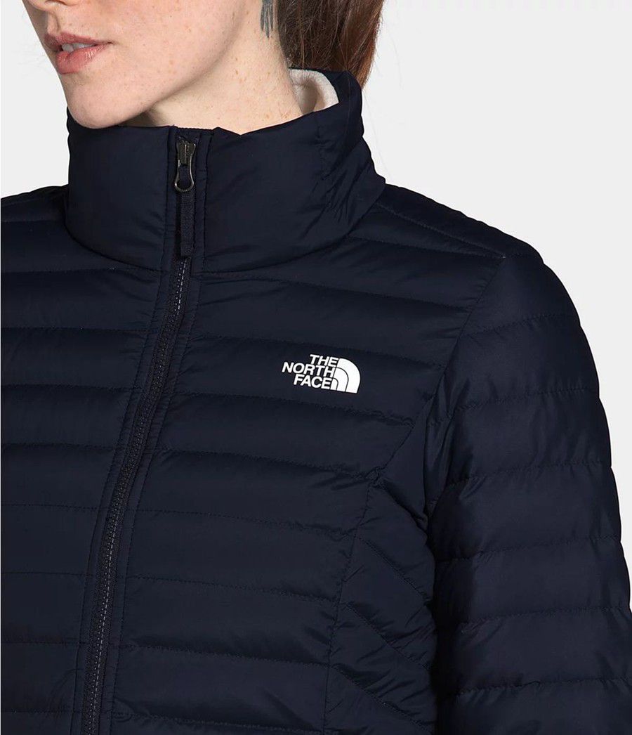 Dámské Péřové Bundy The North Face Stretch Tmavě Blankyt | EZNQTSL-96