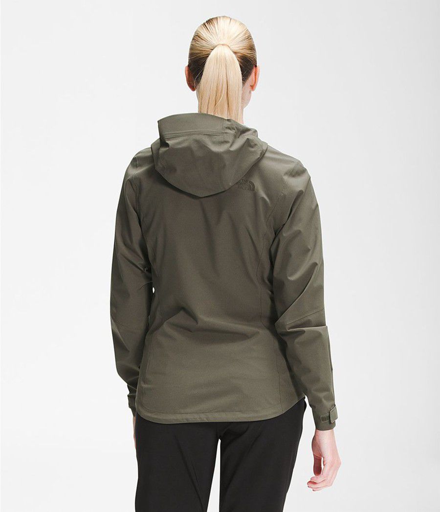 Dámské Rainwear The North Face Allproof Stretch Olivy Zelené | WMKFPXR-25