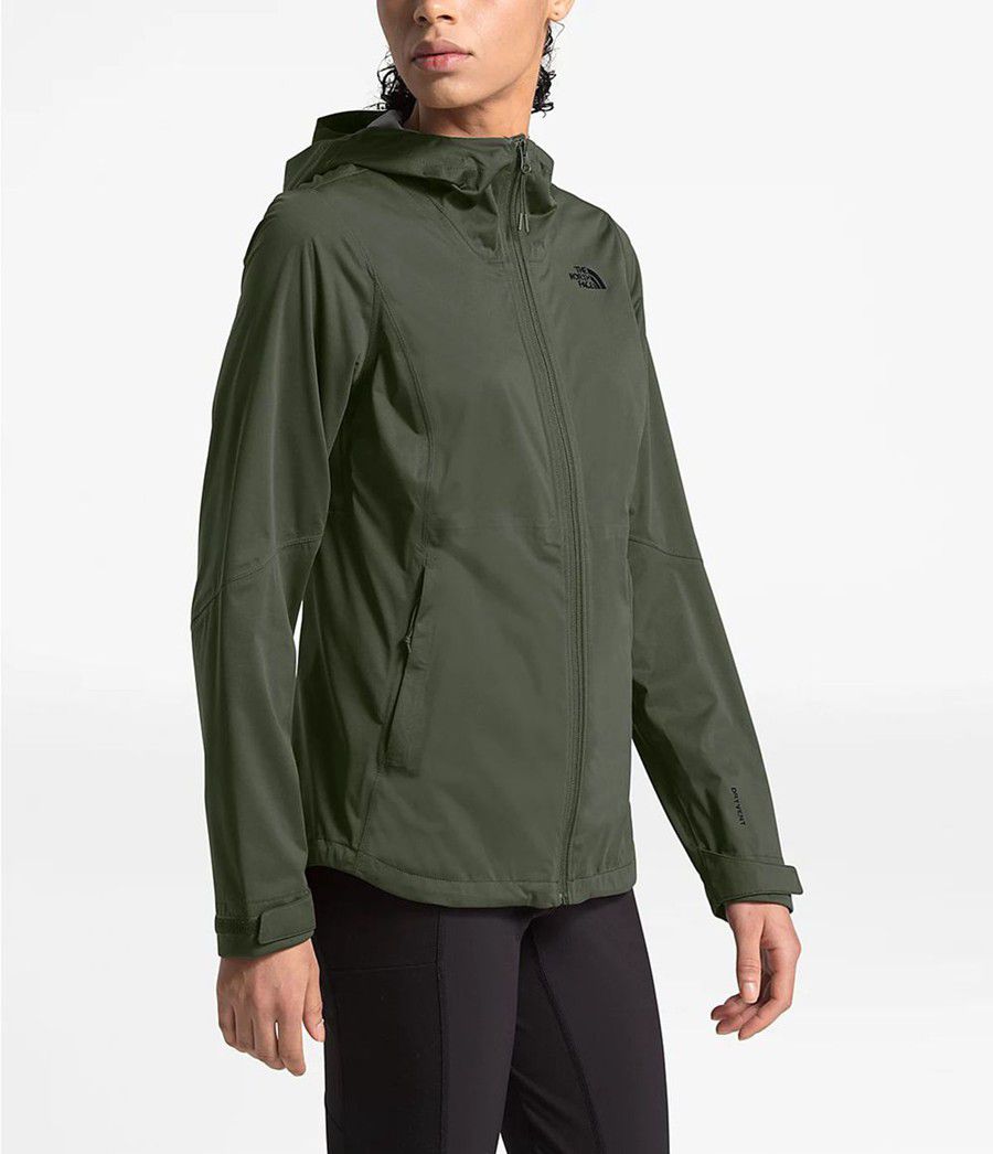 Dámské Rainwear The North Face Allproof Stretch Olivy Zelené | WMKFPXR-25