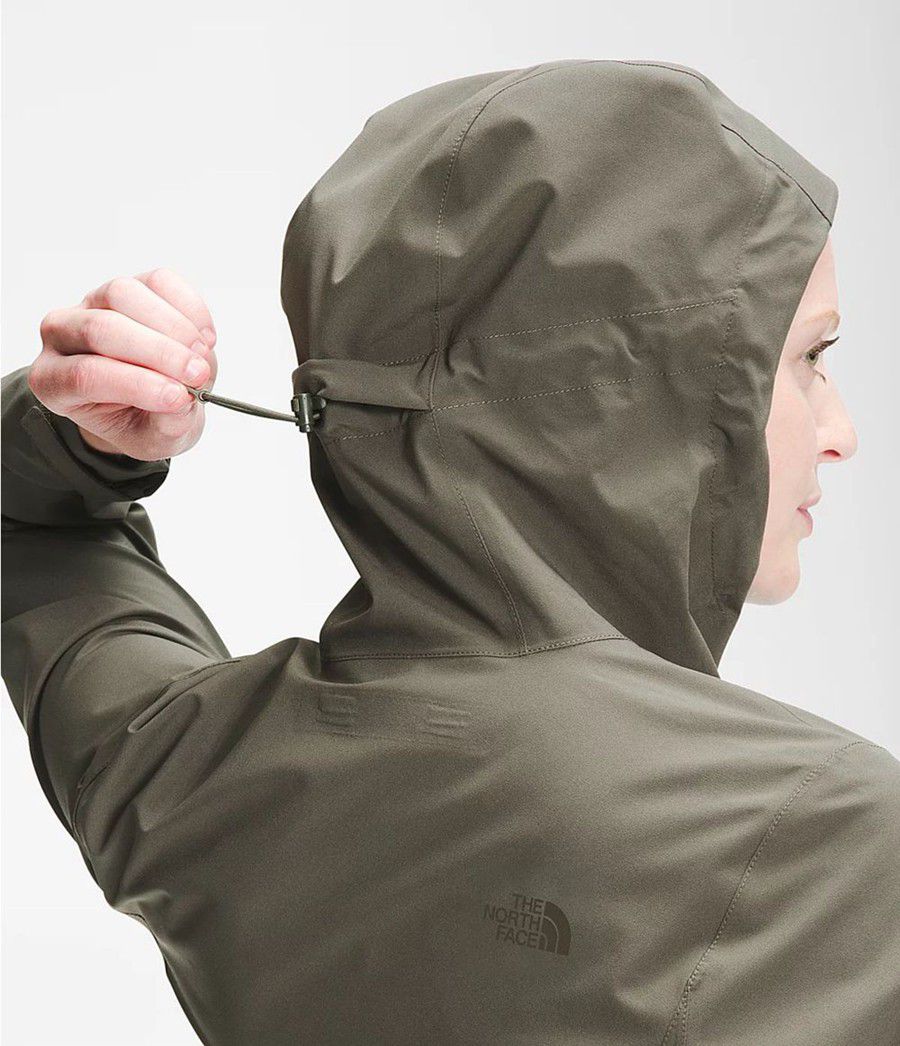 Dámské Rainwear The North Face Allproof Stretch Olivy Zelené | WMKFPXR-25