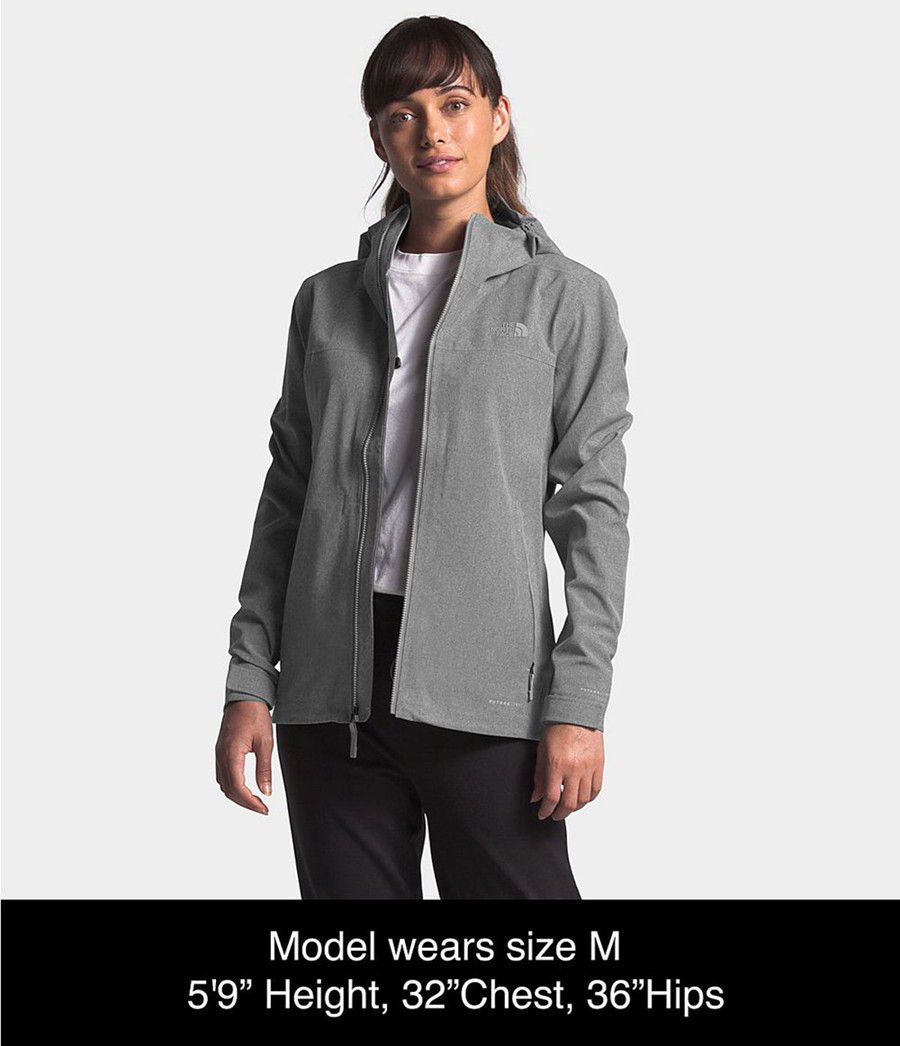 Dámské Rainwear The North Face Apex Flex Futurelight Šedé | TFINVYP-74