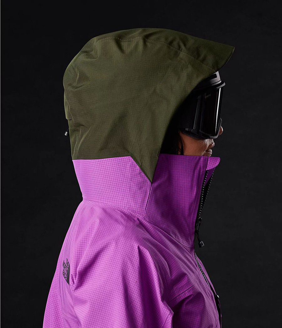Dámské Rainwear The North Face Brigandine Futurelight Fialové | URIYZFB-38