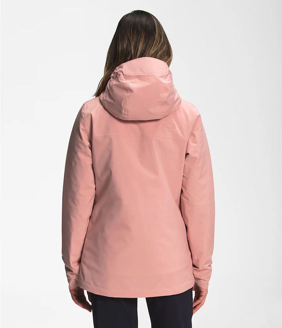 Dámské Rainwear The North Face Carto Triclimate® Růžové | POTQFZX-46
