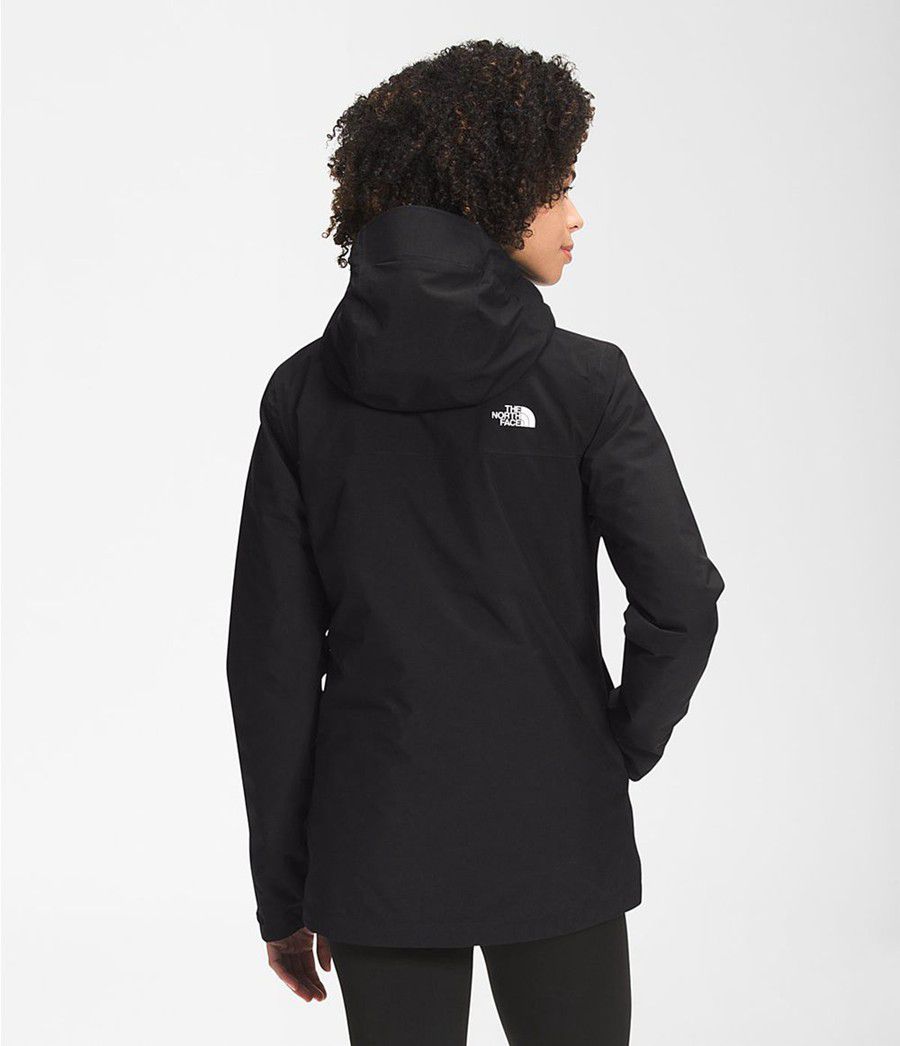 Dámské Rainwear The North Face Carto Triclimate® Černé | FKLUHXB-06