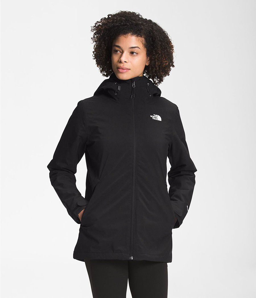 Dámské Rainwear The North Face Carto Triclimate® Černé | FKLUHXB-06