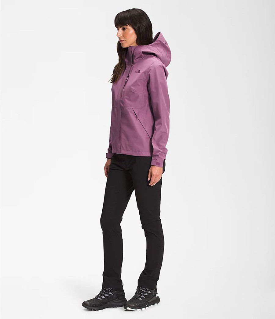Dámské Rainwear The North Face Dryzzle Futurelight Fialové | YCFDPIA-94