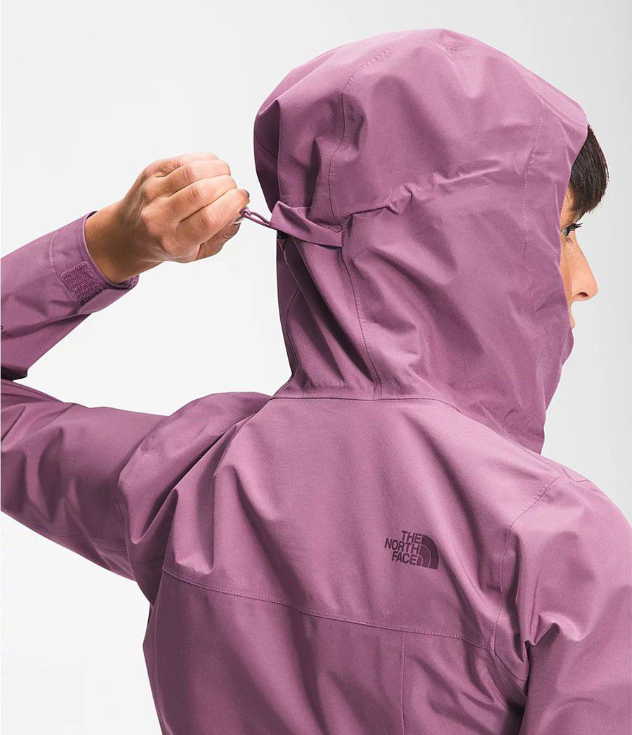 Dámské Rainwear The North Face Dryzzle Futurelight Fialové | YCFDPIA-94