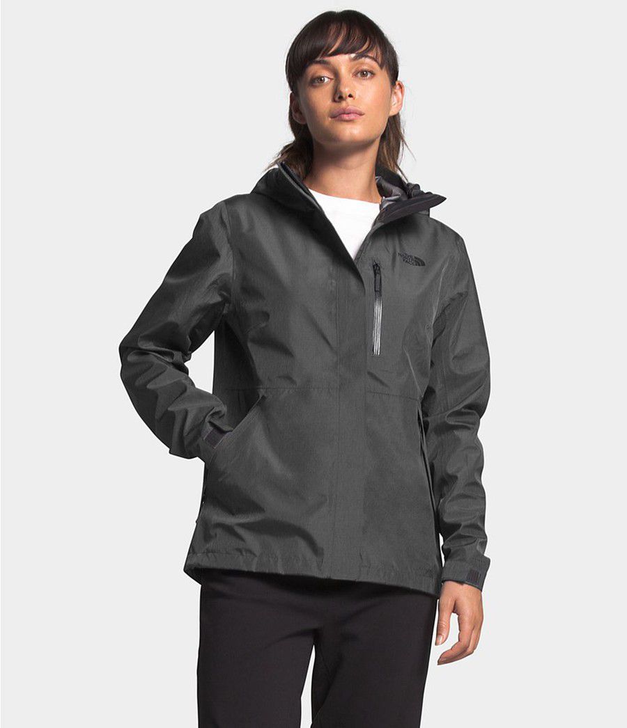Dámské Rainwear The North Face Dryzzle Futurelight Tmavě Šedé | ESIWHDF-01